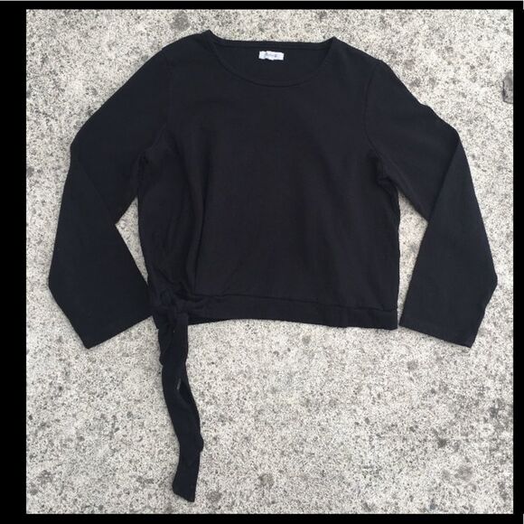 Madewell Texture & Thread side tie top. XL - Picture 1 of 5
